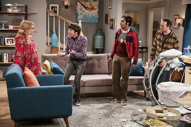 The Big Bang Theory - The Property Division Collision - Van film - Melissa Rauch, Simon Helberg, Kunal Nayyar, Kevin Sussman