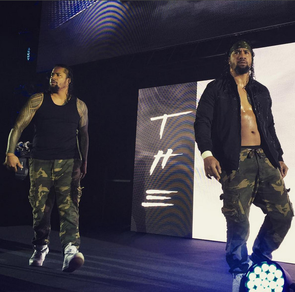 WWE SmackDown LIVE! - Z nakrúcania - Jonathan Solofa Fatu, Joshua Samuel Fatu