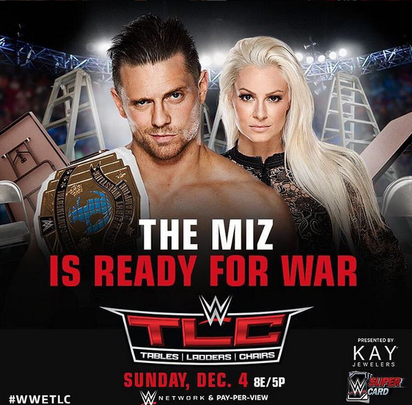 WWE TLC: Tables, Ladders & Chairs - Promoción - Mike "The Miz" Mizanin, Maryse Ouellet Mizanin