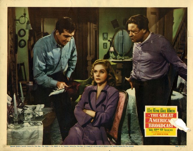 The Great American Broadcast - Lobby Cards - John Payne, Alice Faye, Jack Oakie