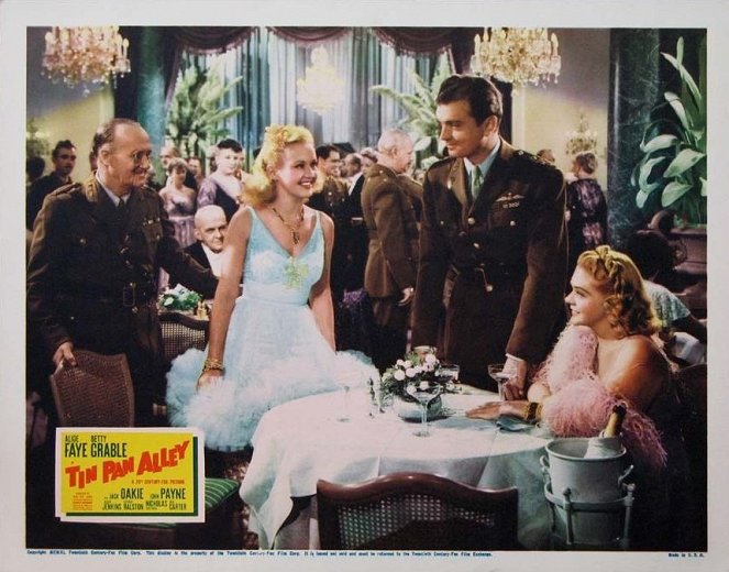 Tin Pan Alley - Cartes de lobby - Betty Grable, Alice Faye