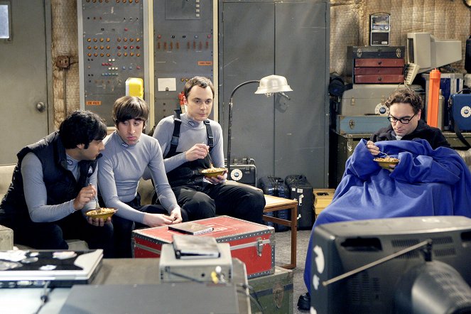 The Big Bang Theory - Season 2 - The Monopolar Expedition - Do filme - Kunal Nayyar, Simon Helberg, Jim Parsons, Johnny Galecki