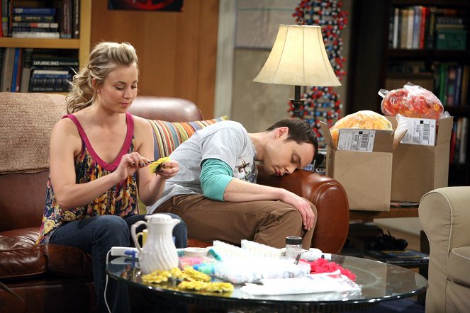 The Big Bang Theory - Business im Wohnzimmer - Filmfotos - Kaley Cuoco, Jim Parsons