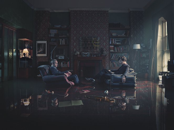 Sherlock - Season 4 - Promóció fotók - Martin Freeman, Benedict Cumberbatch