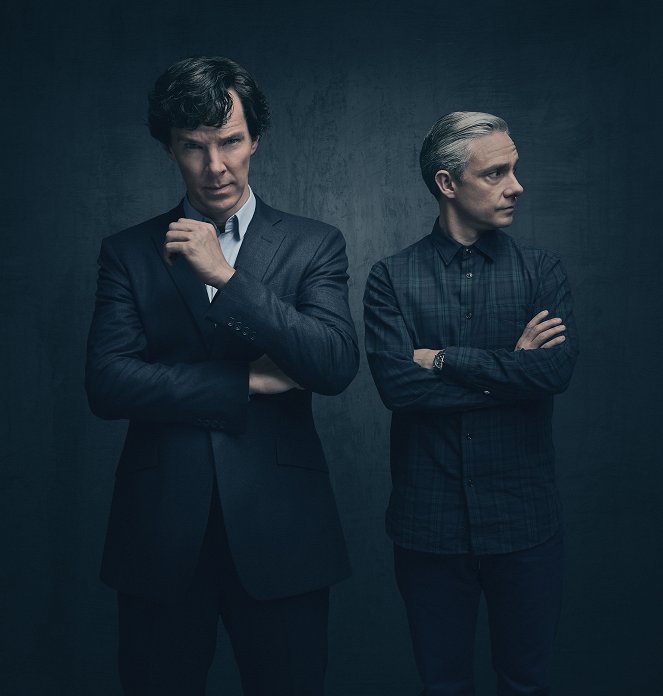 Sherlock - Season 4 - Werbefoto - Benedict Cumberbatch, Martin Freeman