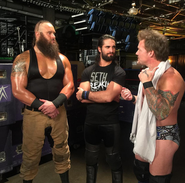 WWE Monday Night RAW - Z natáčení - Adam Scherr, Colby Lopez, Chris Jericho