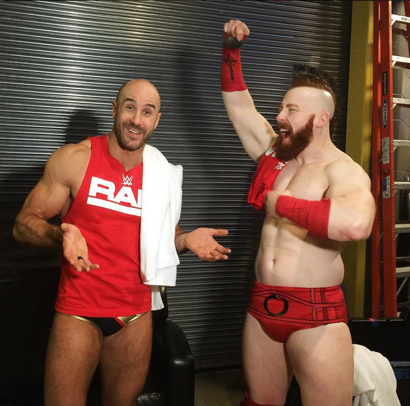WWE Monday Night RAW - Z natáčení - Claudio Castagnoli, Stephen Farrelly