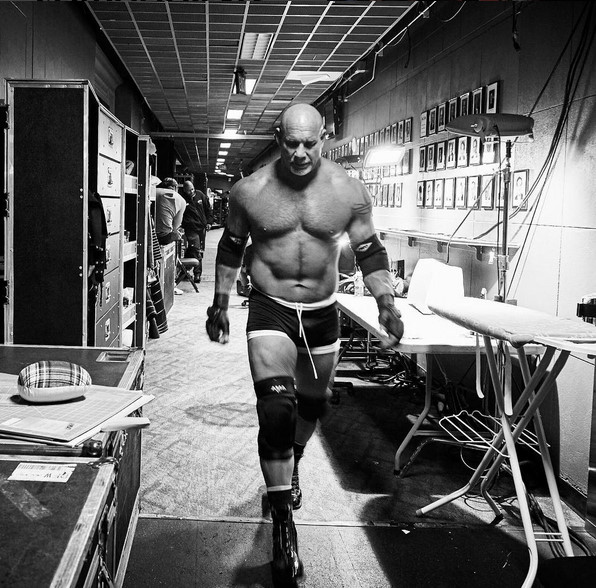 WWE Monday Night RAW - De filmagens - Bill Goldberg
