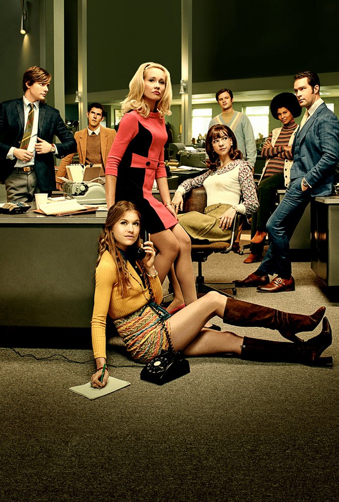 Good Girls Revolt - Promokuvat - Hunter Parrish, Genevieve Angelson, Anna Camp, Erin Darke, Chris Diamantopoulos