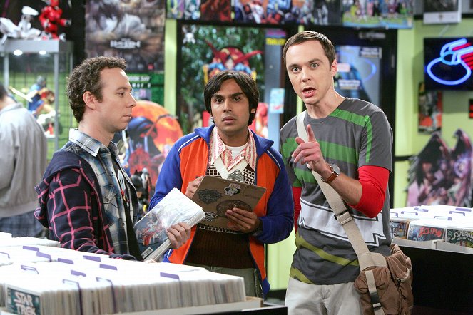 The Big Bang Theory - Der Mann, der seine Omi liebte - Filmfotos - Kevin Sussman, Kunal Nayyar, Jim Parsons