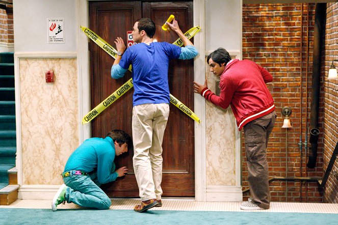 The Big Bang Theory - Season 3 - Die Grillenwette - Filmfotos - Simon Helberg, Jim Parsons, Kunal Nayyar
