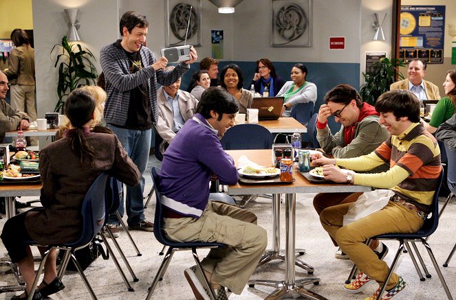 The Big Bang Theory - Die Racheformel - Filmfotos - John Ross Bowie, Kunal Nayyar, Johnny Galecki, Simon Helberg