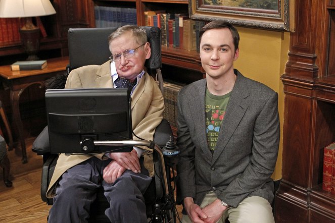 The Big Bang Theory - Season 5 - The Hawking Excitation - Photos - Stephen Hawking, Jim Parsons