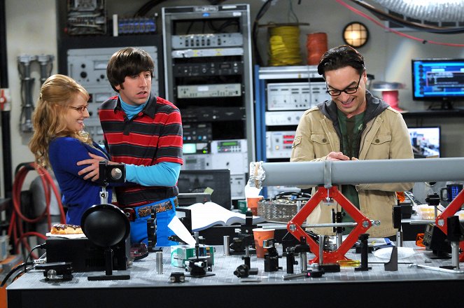 The Big Bang Theory - Season 3 - Das Gorilla-Projekt - Filmfotos - Melissa Rauch, Simon Helberg, Johnny Galecki