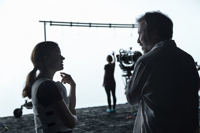 O Primeiro Encontro - De filmagens - Amy Adams, Denis Villeneuve