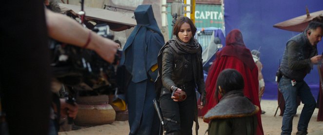 Rogue One: Star Wars Story - Z natáčení - Felicity Jones