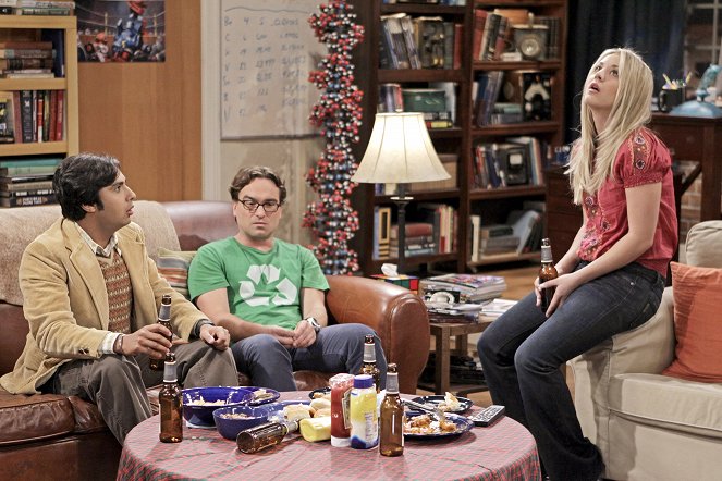 The Big Bang Theory - Season 6 - Die Date-Variable - Filmfotos - Kunal Nayyar, Johnny Galecki, Kaley Cuoco