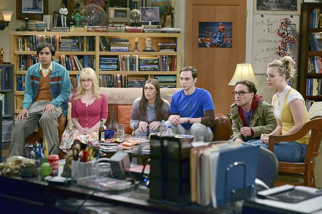The Big Bang Theory - Fruchtzwerg fliegt ins All - Filmfotos - Kunal Nayyar, Melissa Rauch, Mayim Bialik, Jim Parsons, Johnny Galecki, Kaley Cuoco