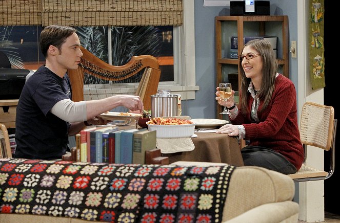 The Big Bang Theory - Falscher Ort, falsche Frage - Filmfotos - Jim Parsons, Mayim Bialik
