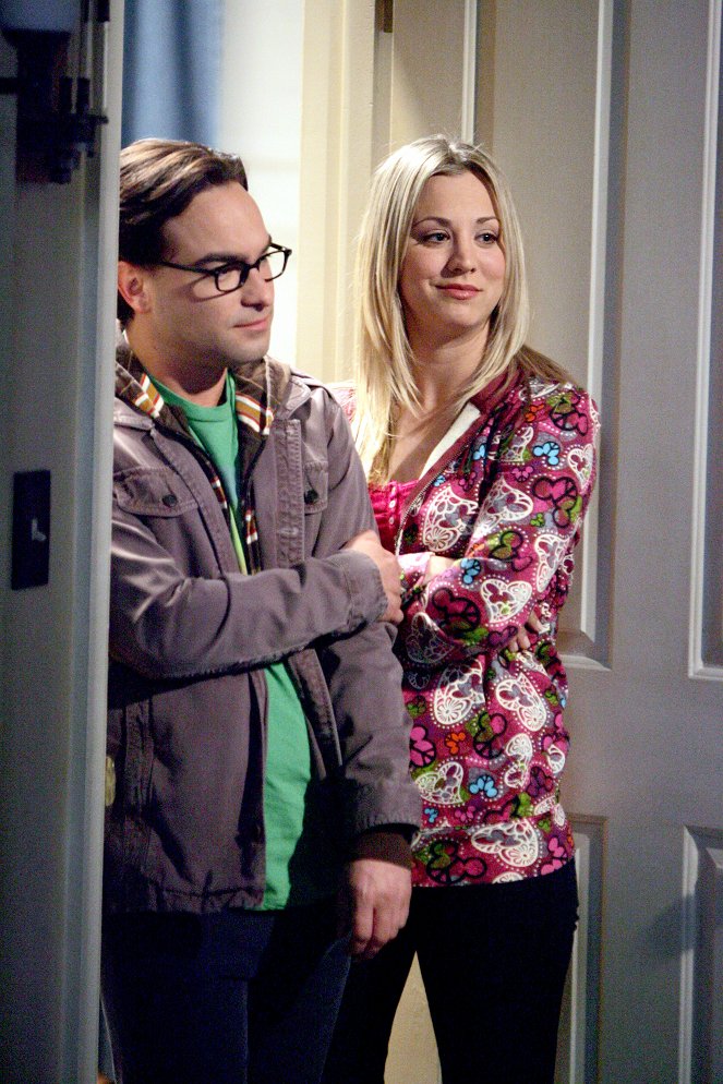 The Big Bang Theory - Season 3 - Spaghetti mit Würstchen - Filmfotos - Johnny Galecki, Kaley Cuoco