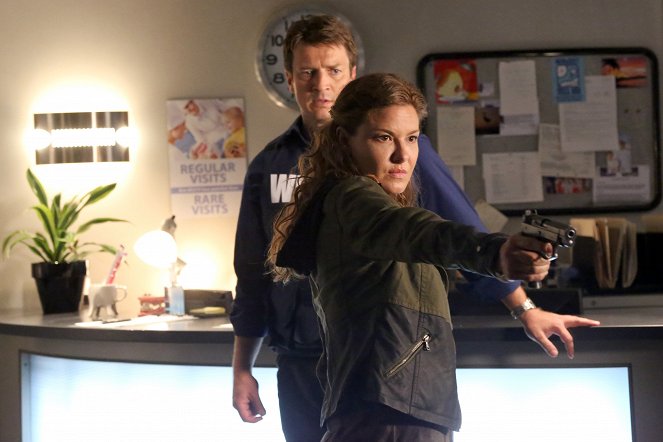 Castle - Season 6 - Der größte Fan - Filmfotos - Nathan Fillion, Alicia Lagano