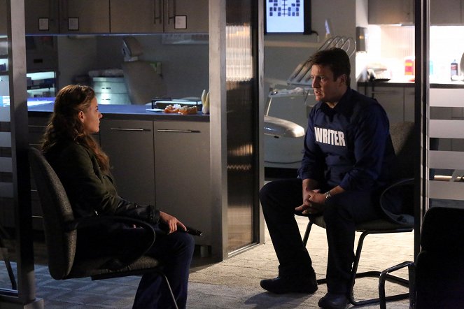 Castle - Season 6 - Number One Fan - Photos - Alicia Lagano, Nathan Fillion