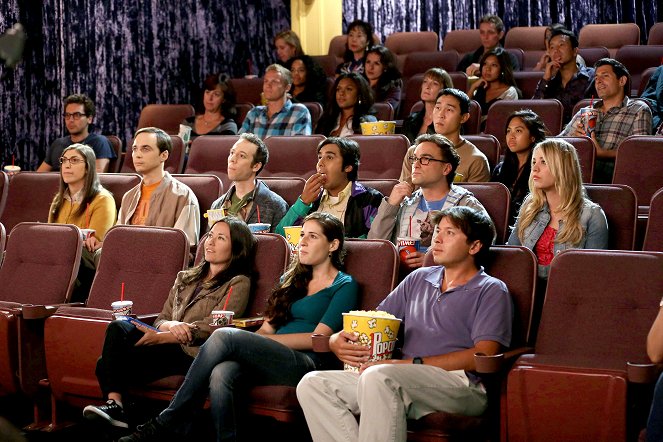 The Big Bang Theory - Händchen halten, bitte! - Filmfotos - Mayim Bialik, Jim Parsons, Kevin Sussman, Kunal Nayyar, Johnny Galecki, Kaley Cuoco