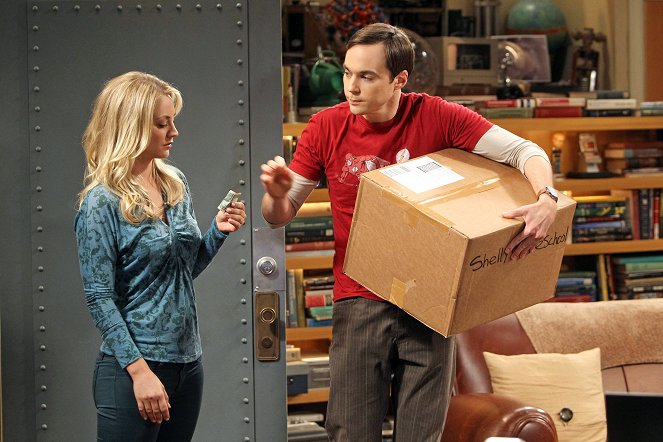 The Big Bang Theory - Ein blondes Äffchen - Filmfotos - Kaley Cuoco, Jim Parsons