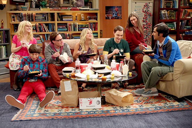 The Big Bang Theory - Season 6 - Armer Astronaut - Filmfotos - Melissa Rauch, Simon Helberg, Johnny Galecki, Kaley Cuoco, Jim Parsons, Mayim Bialik, Kunal Nayyar