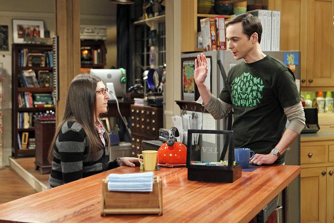 The Big Bang Theory - The Holographic Excitation - Photos - Mayim Bialik, Jim Parsons