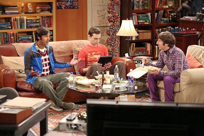 The Big Bang Theory - Akt und Extrakt - Filmfotos - Kunal Nayyar, Jim Parsons, Simon Helberg