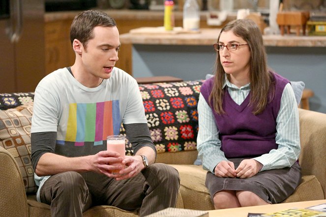 The Big Bang Theory - Sei vorsichtig und ruf an! - Filmfotos - Jim Parsons, Mayim Bialik