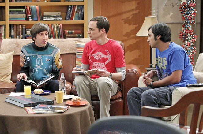 The Big Bang Theory - Das Heirate-mich-Gesicht - Filmfotos - Simon Helberg, Jim Parsons, Kunal Nayyar