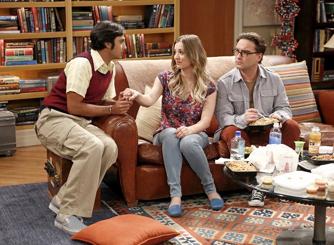 The Big Bang Theory - Reife Leistung, Playboy! - Filmfotos - Kunal Nayyar, Kaley Cuoco, Johnny Galecki