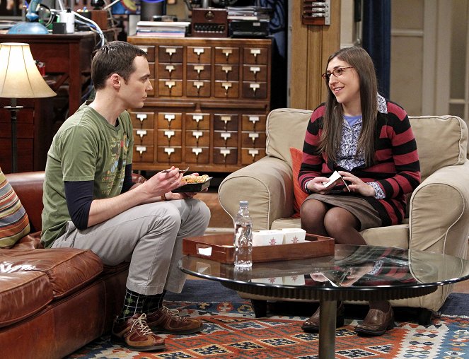The Big Bang Theory - The Spoiler Alert Segmentation - Photos - Jim Parsons, Mayim Bialik