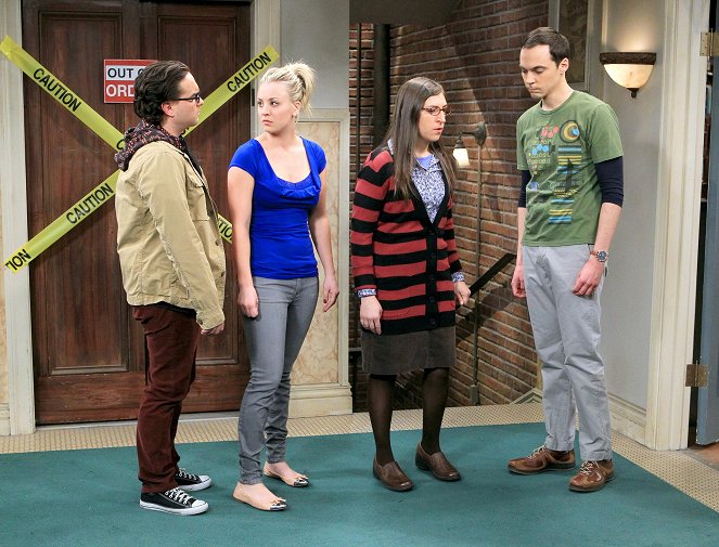 The Big Bang Theory - The Spoiler Alert Segmentation - Photos - Johnny Galecki, Kaley Cuoco, Mayim Bialik, Jim Parsons
