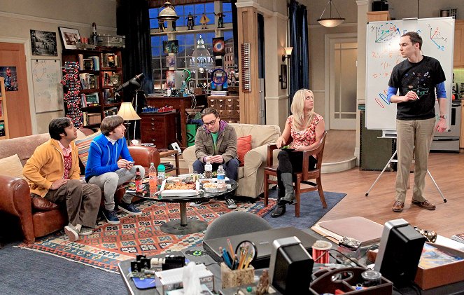 The Big Bang Theory - Willkommen in der Donnerkuppel - Filmfotos - Kunal Nayyar, Simon Helberg, Johnny Galecki, Kaley Cuoco, Jim Parsons