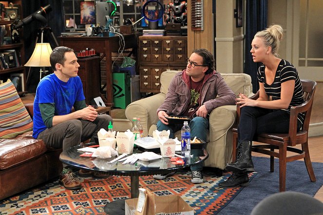 The Big Bang Theory - The Cooper/Kripke Inversion - Van film - Jim Parsons, Johnny Galecki, Kaley Cuoco