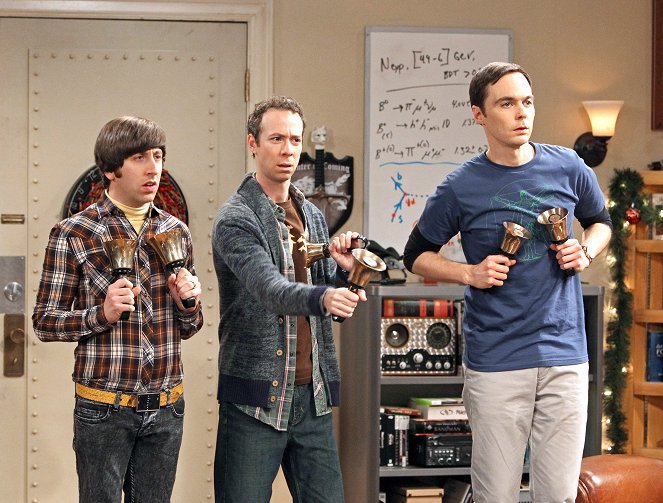 The Big Bang Theory - The Santa Simulation - Photos - Simon Helberg, Kevin Sussman, Jim Parsons