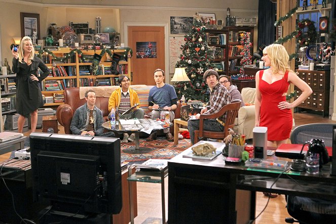 The Big Bang Theory - The Santa Simulation - Photos - Kaley Cuoco, Kevin Sussman, Kunal Nayyar, Jim Parsons, Simon Helberg, Johnny Galecki, Melissa Rauch