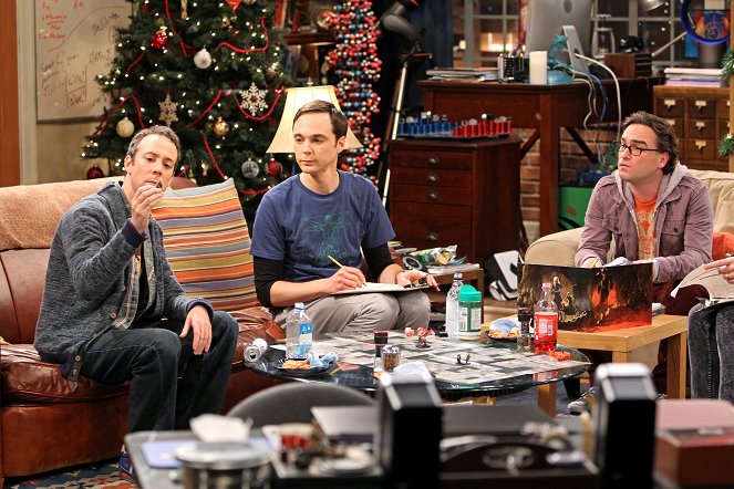 The Big Bang Theory - The Santa Simulation - Photos - Kevin Sussman, Jim Parsons, Johnny Galecki