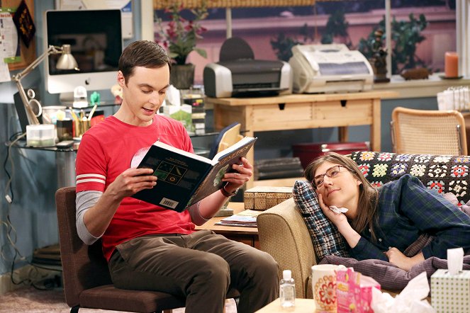 The Big Bang Theory - Extirpando las entrañas de un pez - De la película - Jim Parsons, Mayim Bialik