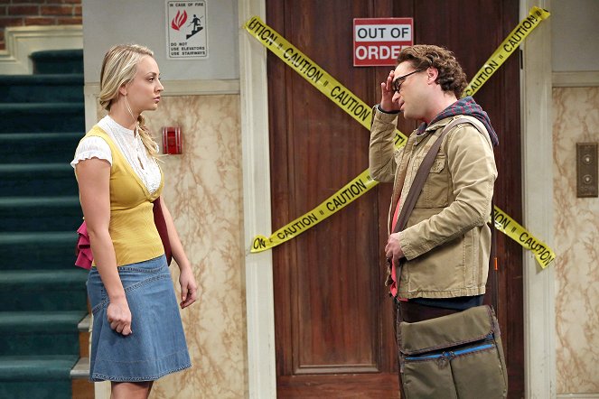 The Big Bang Theory - The 43 Peculiarity - Van film - Kaley Cuoco, Johnny Galecki