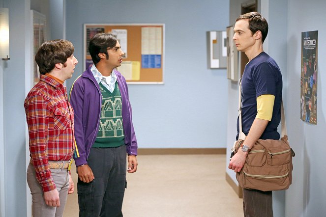 The Big Bang Theory - The 43 Peculiarity - Van film - Simon Helberg, Kunal Nayyar, Jim Parsons
