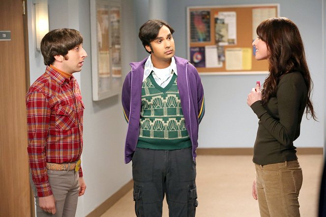 The Big Bang Theory - Das Rätsel der 43 - Filmfotos - Simon Helberg, Kunal Nayyar, Margo Harshman