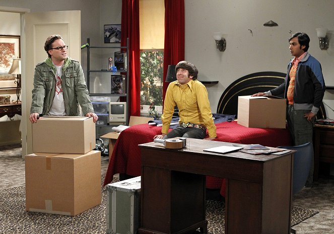 The Big Bang Theory - La configuración de la cohabitación - De la película - Johnny Galecki, Simon Helberg, Kunal Nayyar