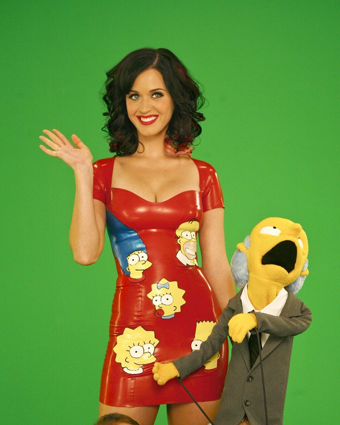 A Simpson család - Season 22 - Karácsonyi kínlódás - Forgatási fotók - Katy Perry