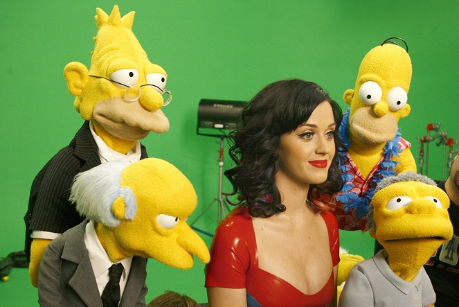 Los simpson - Season 22 - La pelea antes de Navidad - Del rodaje - Katy Perry
