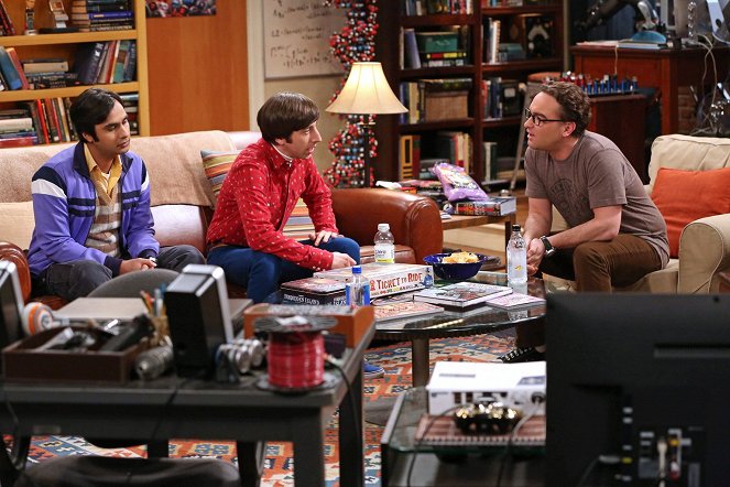 The Big Bang Theory - The Anxiety Optimization - Van film - Kunal Nayyar, Simon Helberg, Johnny Galecki