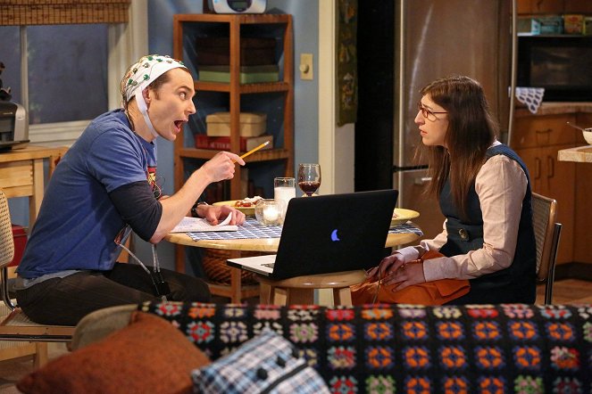 The Big Bang Theory - The Anxiety Optimization - Van film - Jim Parsons, Mayim Bialik